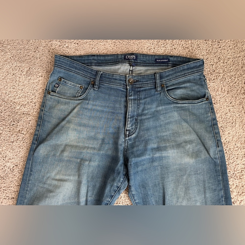 Mens Chaps Jeans Medium Wash - Picture 2 of 5